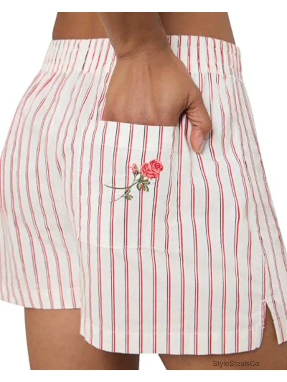 Long-Lined Cotton Boxer Sleep Shorts